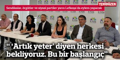 “ ‘Artık yeter’ diyen herkesi bekliyoruz. Bu bir başlangıç”