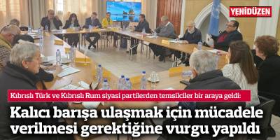 Kalıcı barışa ulaşmak için mücadele verilmesi gerektiğine vurgu yapıldı