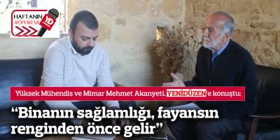 “Binanın sağlamlığı, fayansın renginden önce gelir”