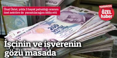 İşçinin ve işverenin gözü masada