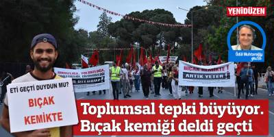 Toplumsal tepki büyüyor. Bıçak kemiği deldi geçti