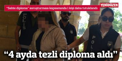 “4 ayda tezli diploma aldı”
