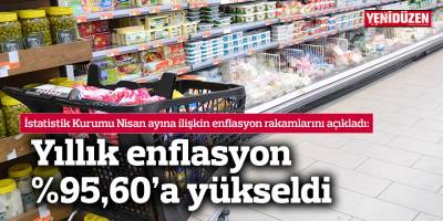 Yıllık enflasyon %95,60’a yükseldi
