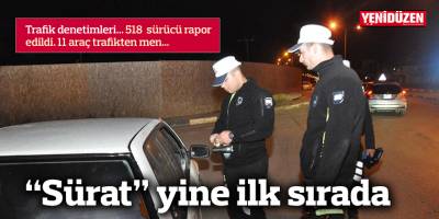 “Sürat” yine ilk sırada