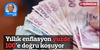 Yıllık enflasyon yüzde 100’e doğru koşuyor