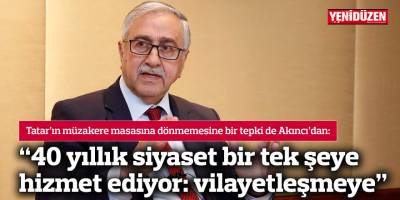 “40 yıllık siyaset bir tek şeye hizmet ediyor: vilayetleşmeye”
