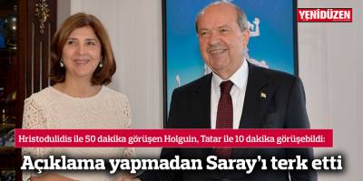 Açıklama yapmadan Saray’ı terk etti