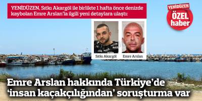 Emre Arslan hakkında Türkiye’de ‘insan kaçakçılığından’ soruşturma var
