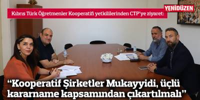 “Kooperatif Şirketler Mukayyidi, üçlü kararname kapsamından çıkartılmalı”