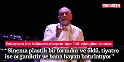 “Sinema plastik bir formdur ve öldü, tiyatro ise organiktir ve bana hayatı hatırlatıyor”