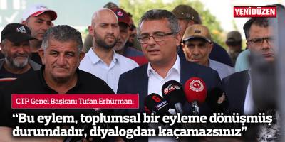 Erhürman: Bu eylem, toplumsal bir eyleme dönüşmüş durumdadır, diyalogdan kaçamazsınız