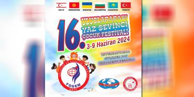FOGEM'in 16. Uluslararası Yaz Sevinci Çocuk Festivali 3 Haziran’da başlıyor