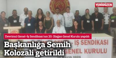 Devrimci Genel-İş Sendikası'nın 20. Olağan Genel Kurulu yapıldı