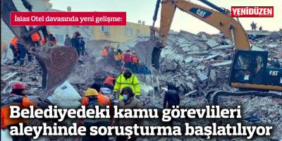 Belediyedeki kamu görevlileri aleyhinde soruşturma başlatılıyor