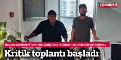 Kritik toplantı başladı