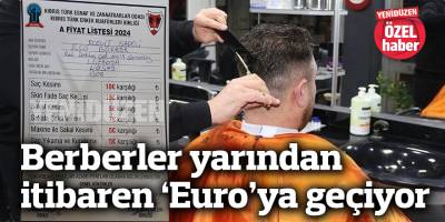 Berberler yarından itibaren ‘Euro’ya geçiyor