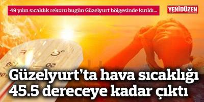 49 yılın sıcaklık rekoru Güzelyurt bölgesinde kırıldı…