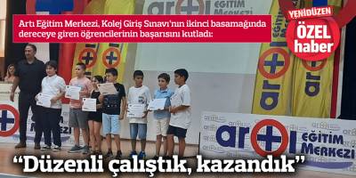 “Düzenli çalıştık, kazandık”