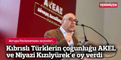 Kıbrıslı Türklerin çoğunluğu AKEL ve Niyazi Kızılyürek’e oy verdi