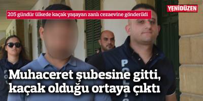 Muhaceret şubesine gitti, kaçak olduğu ortaya çıktı