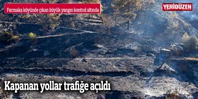 Farmaka köyünde büyük yangın kontrol altında