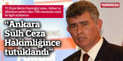 “Ankara Sulh Ceza Hakimliğince tutuklandı”