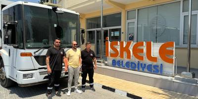 Fourvision Development’ten İskele Belediyesi’ne çöp toplama aracı