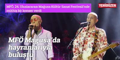 Salamis Antik Tiyatro’dan Mazhar-Fuat ve 2 bin MFÖ hayranından Özkan’a sevgilerle