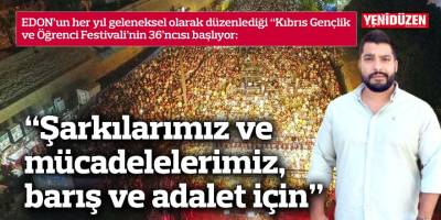 “Şarkılarımız ve mücadelelerimiz, barış ve adalet için”