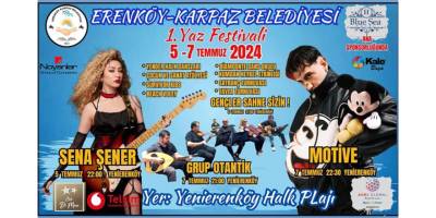Yenierenköy Halk Plajı’nda 1. Yaz Festivali düzenlenecek
