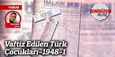 Vaftiz Edilen Türk Çocukları-1948-1