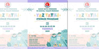 Çocuklar için yaz tatili etkinlik programları başlıyor