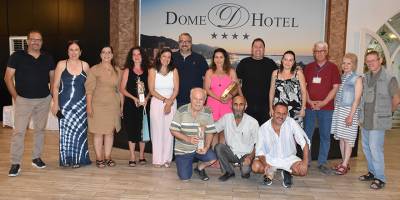 13. Uluslararası Karikatür Yarışması 2024 seçici kurul üyelerine veda gecesi