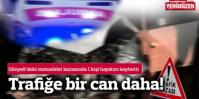 Gönyeli'de motosiklet kazası: 1 kişi hayatını kaybetti