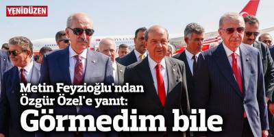 Metin Feyzioğlu'ndan Özgür Özel'e yanıt: Görmedim bile