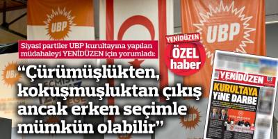 “Çürümüşlükten, kokuşmuşluktan çıkış ancak erken seçimle mümkün olabilir”