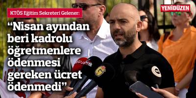 KTÖS: "Nisan ayından beri kadrolu öğretmenlere ödenmesi gereken ücret ödenmedi"
