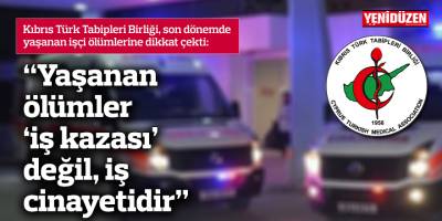 “Yaşanan ölümler ‘iş kazası’ değil, iş cinayetidir”