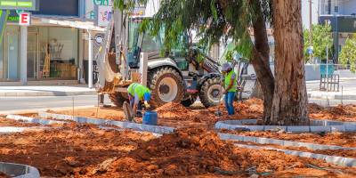 Kaliland bölgesindeki peyzaj düzenleme projesi başladı