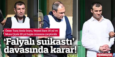 Halil Falyalı davasında karar açıklandı