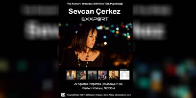 Sevcan Çerkez ile 60’lardan 2000’lere Türk Pop Müziği’nin unutulmaz şarkıları Rüstem’e geliyor