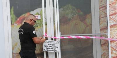 Boğazköy’de bir iş yeri mühürlendi