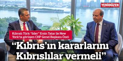 “Kıbrıs’ın kararlarını Kıbrıslılar vermeli”