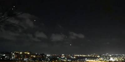 İran'ın İsrail'e yönelik hava saldırısı Kıbrıs'tan görüldü