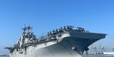 ABD savaş gemisi USS Wasp Limasol Limanı’na demirledi