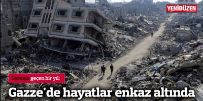Gazze'de hayatlar enkaz altında