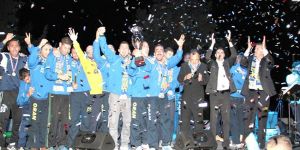 Şampiyondan coşkulu kutlama