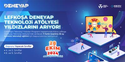 Deneyap Teknoloji Atölyeleri için son başvuru tarihi 28 Ekim