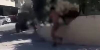 Sokakta çıplak koşan şahıs tutuklandı