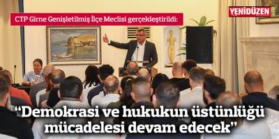 “Demokrasi ve hukukun üstünlüğü mücadelesi devam edecek”